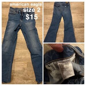 American Eagle Outfitters Women's Classic Blue Boot Cut Jeans